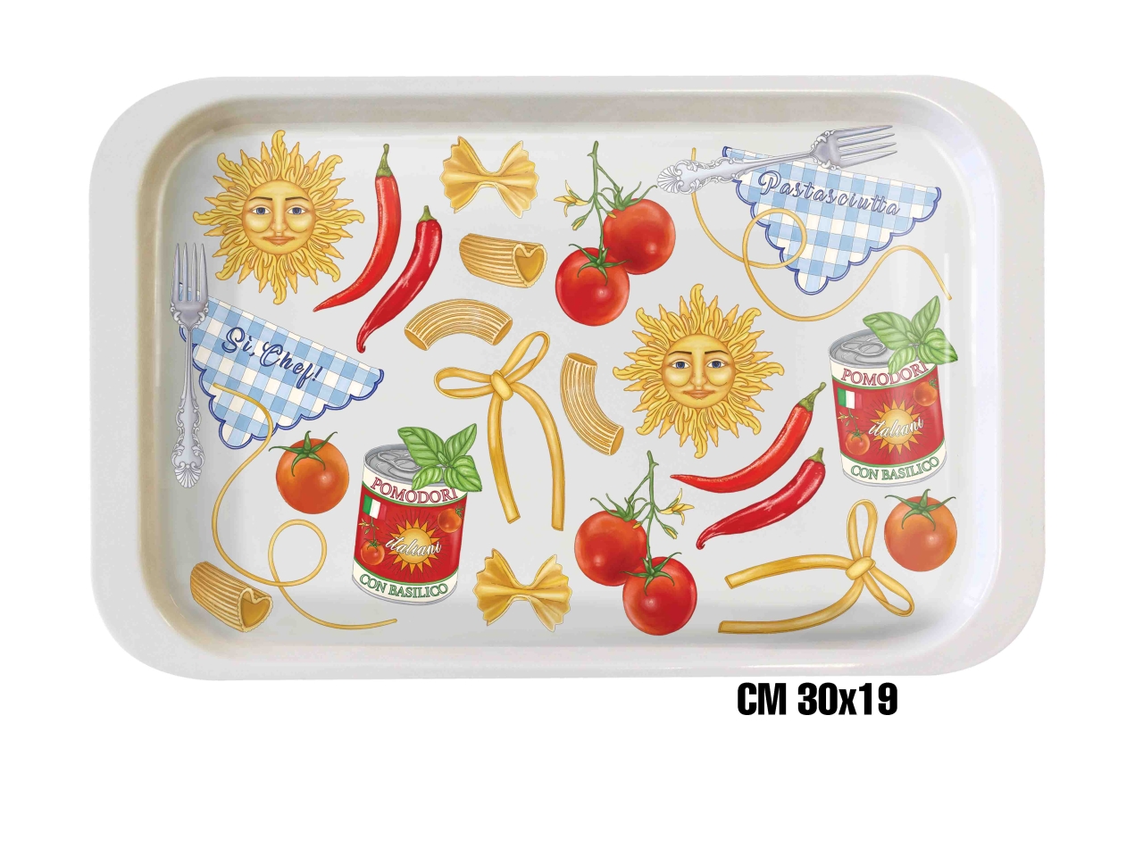 CHEF VASSOIOCAFFE30X19 MEL. ME-1644-223