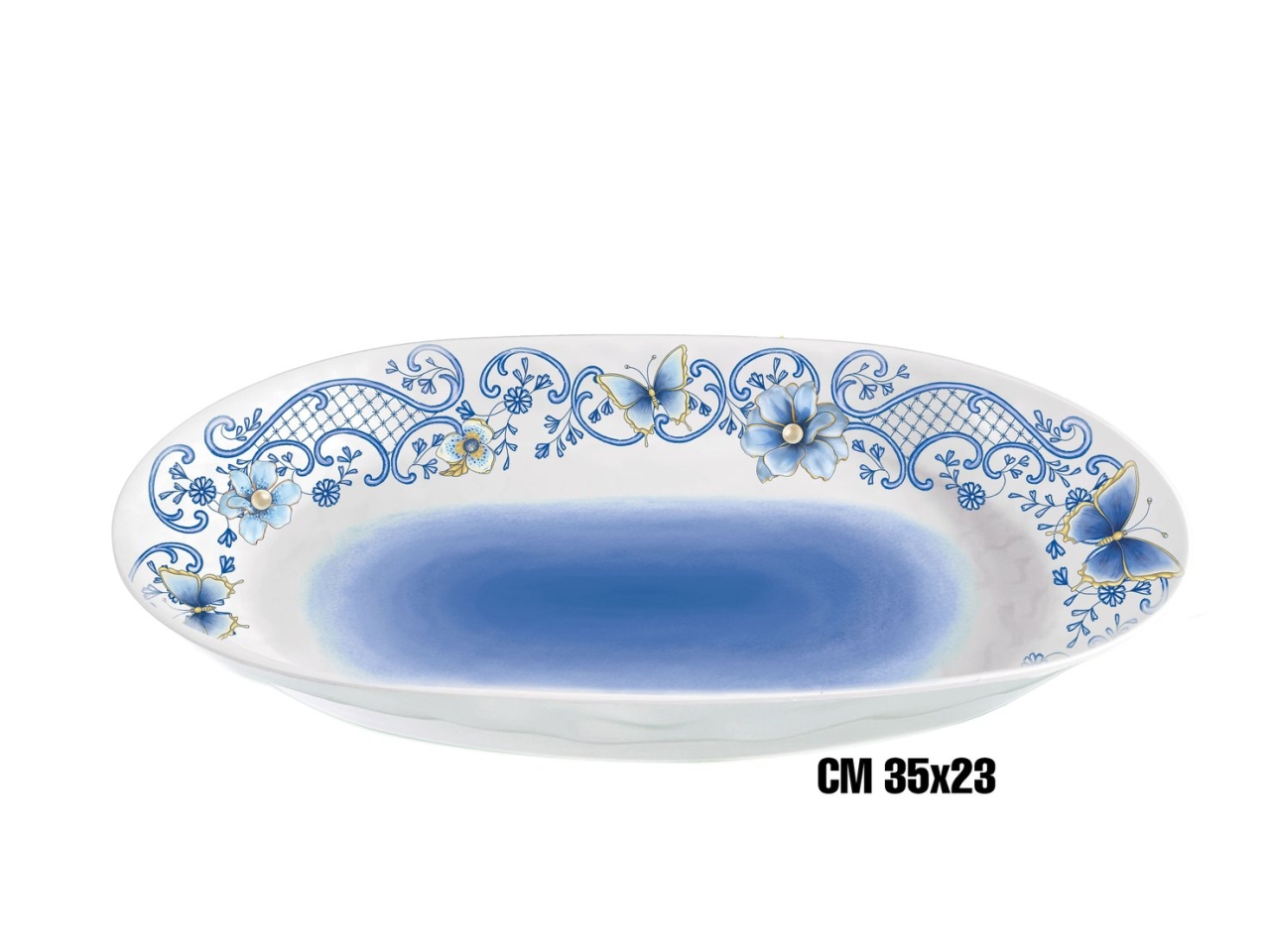 BLU VASSOIO MEL.35X23 CM ME-1645-3434