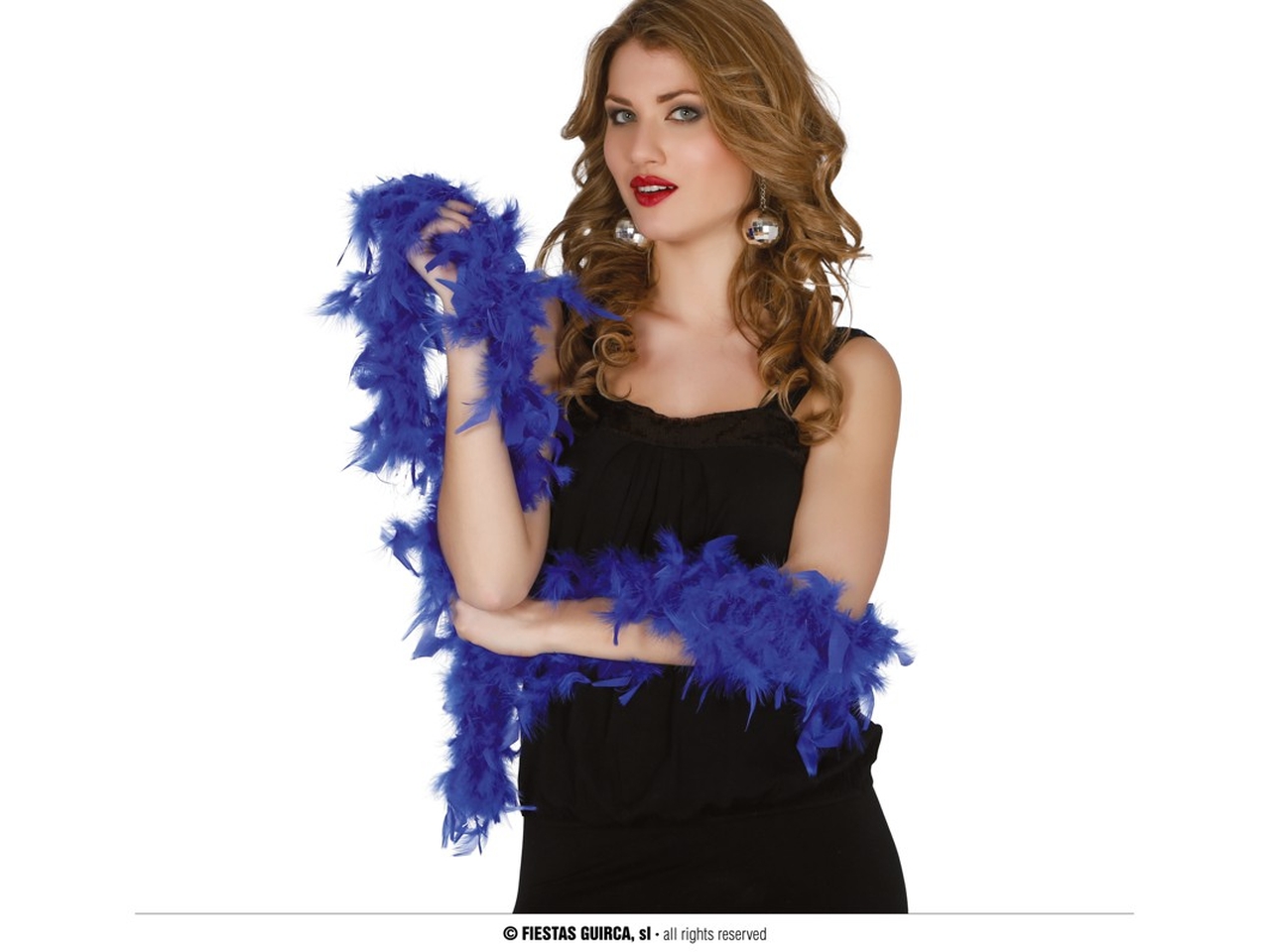 BOA CON PIUME BLU 40 GRAMMI 16347