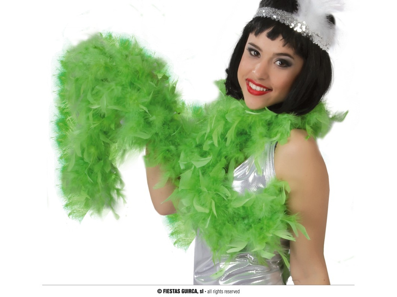 BOA CON PIUME VERDE PISTACCHIO 18379