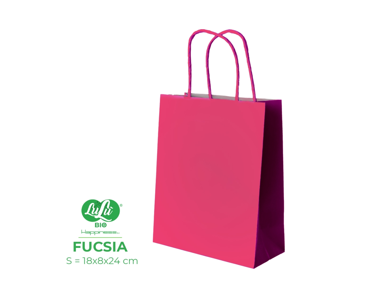 SHOPPER FUCSIA 18X8X24CM 0307 SHOPPER FUCSIA 18X8X24CM 0307