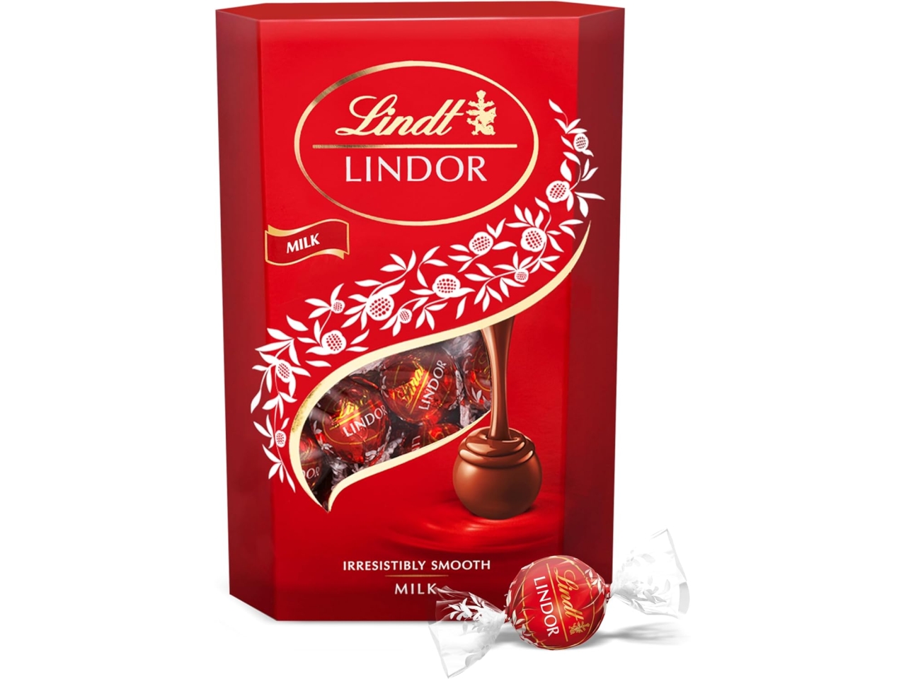 LINDT BOULES LINDOR AL LATTE 200GR 853490