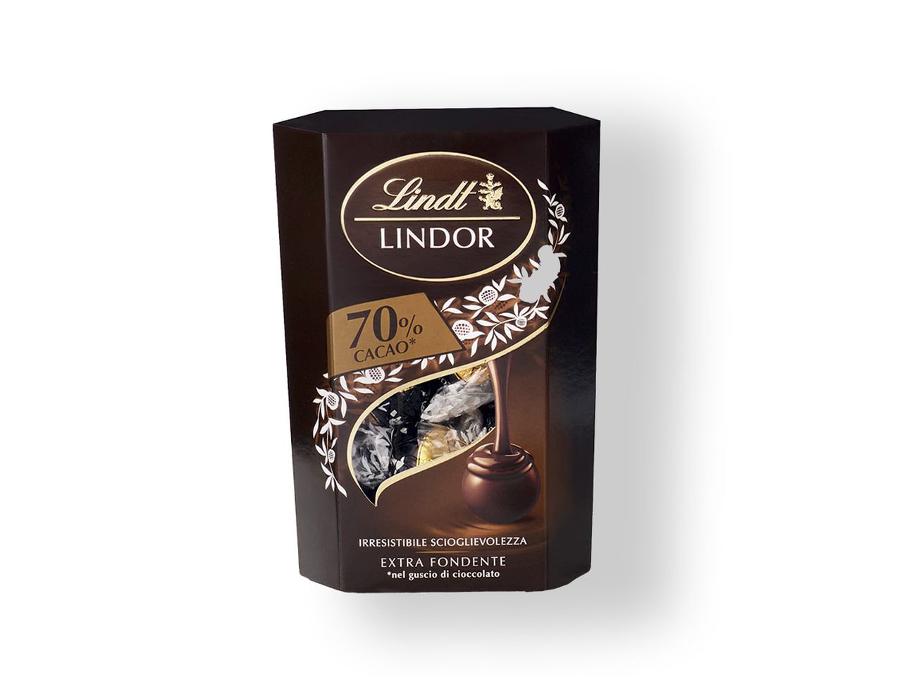 LINDT BOULES LINDOR FONDENTE 70% 200GR 853495