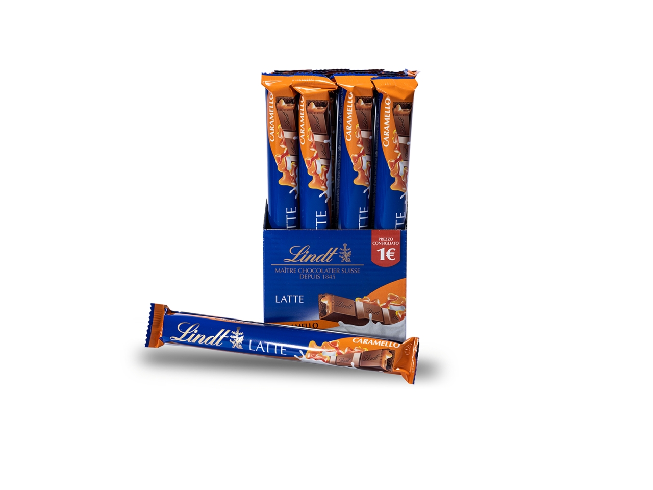 LINDT SNACK LATTE E CARAMELLO 39G