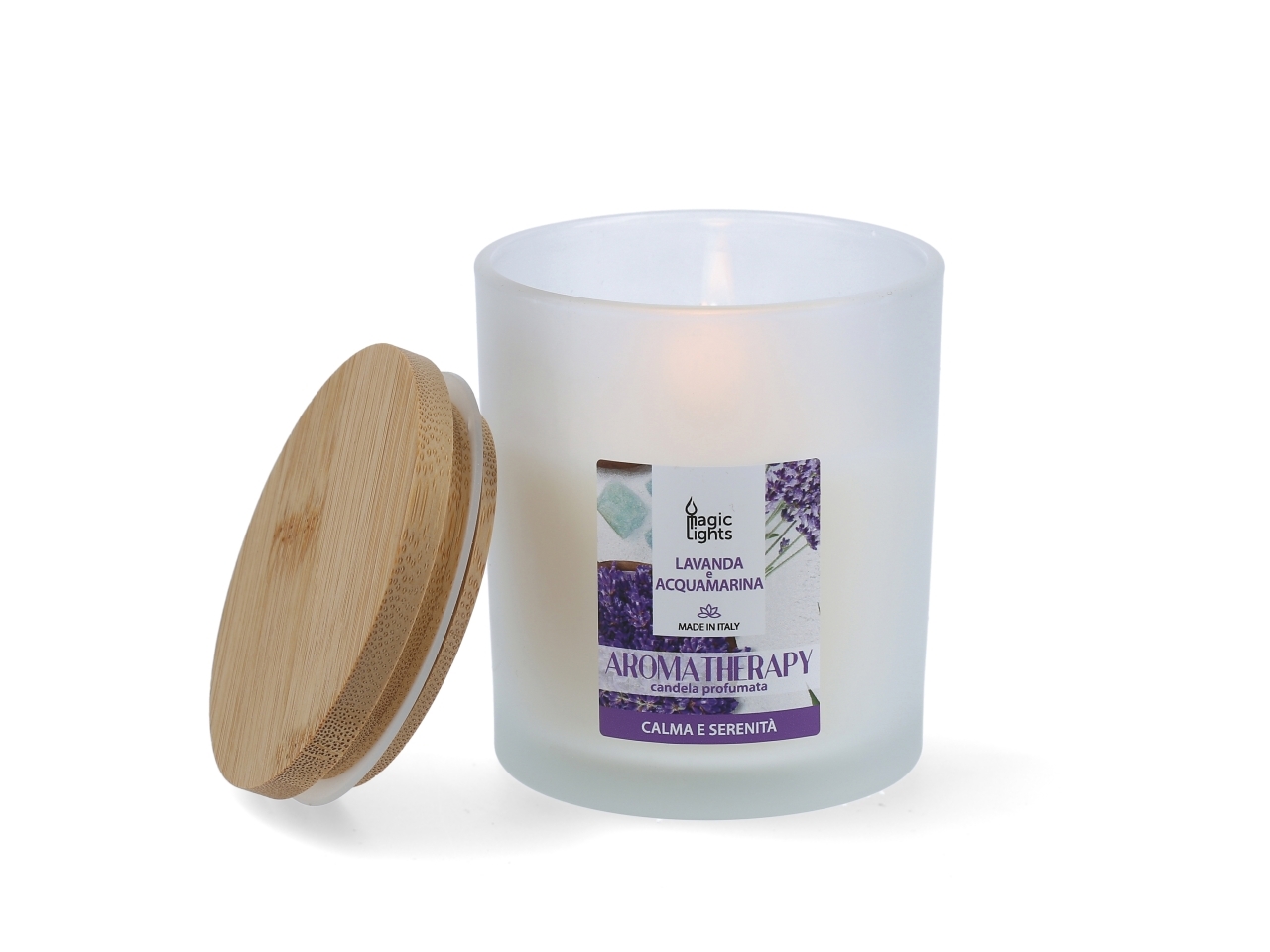 CANDELA 170GR LAVANDA-ACQUAMARINA 90660