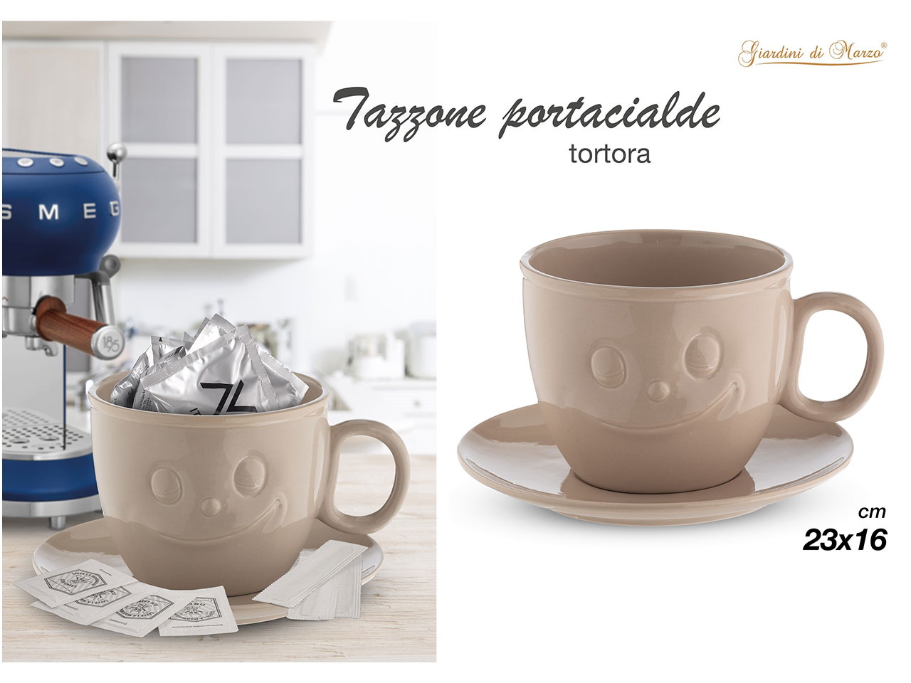 TAZZONE PORTACIALDE SORRISO TORT 24045H
