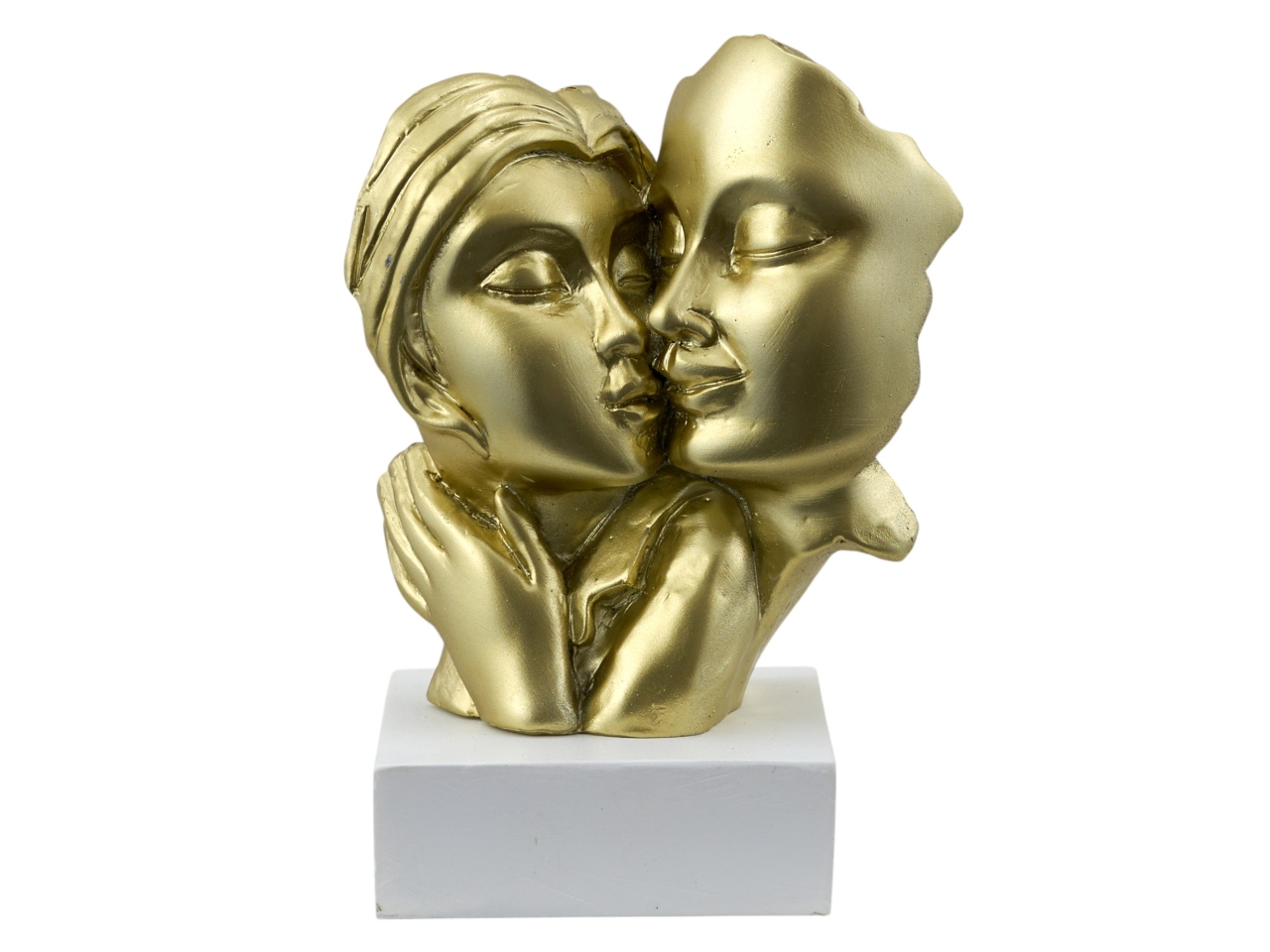 BUSTO COPPIA BACIO 11X6,7X12,4 1255224