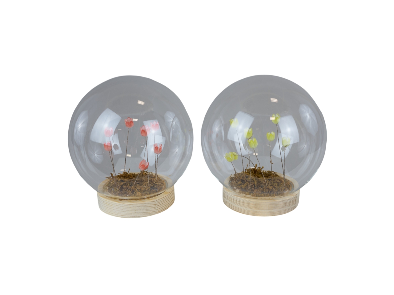 SFERA VETRO GRANDE C/FIORI LED 1422004 SFERA VETRO GRANDE C/FIORI LED 1422004