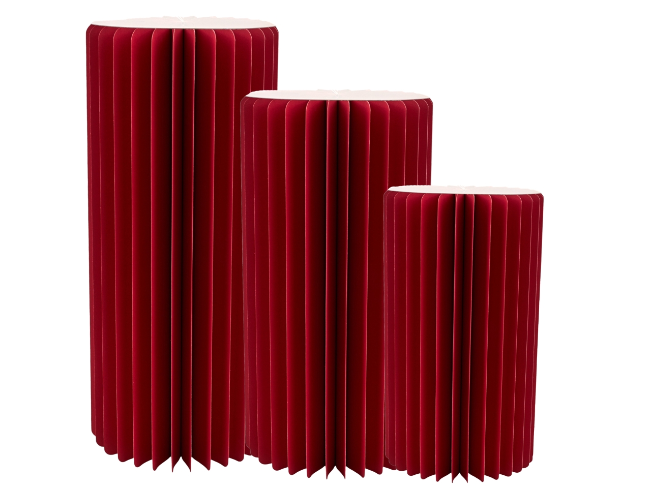 COLONNE CARTA ROSSO 3PZ 1436008