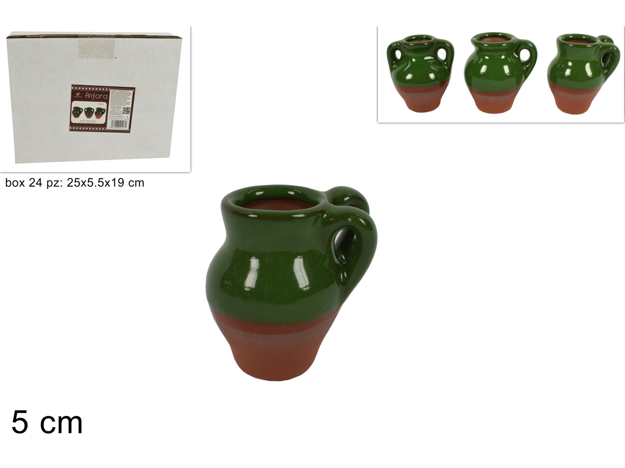ANFORETTA 5CM VERDE  DEV18000321