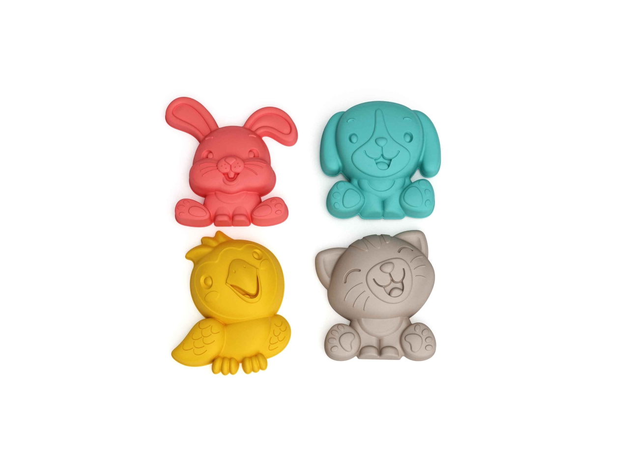 FORMINE GIGANTI ANIMALI DOMESTICI 4PZ 1364