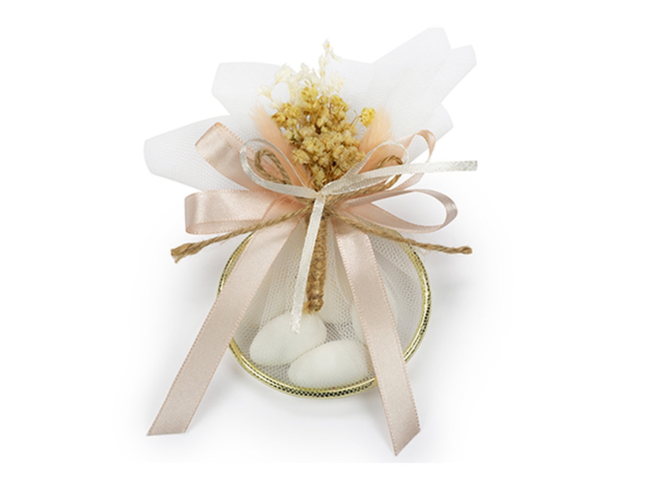 ANELLO DORATO IN METALLO D.7CM A3092