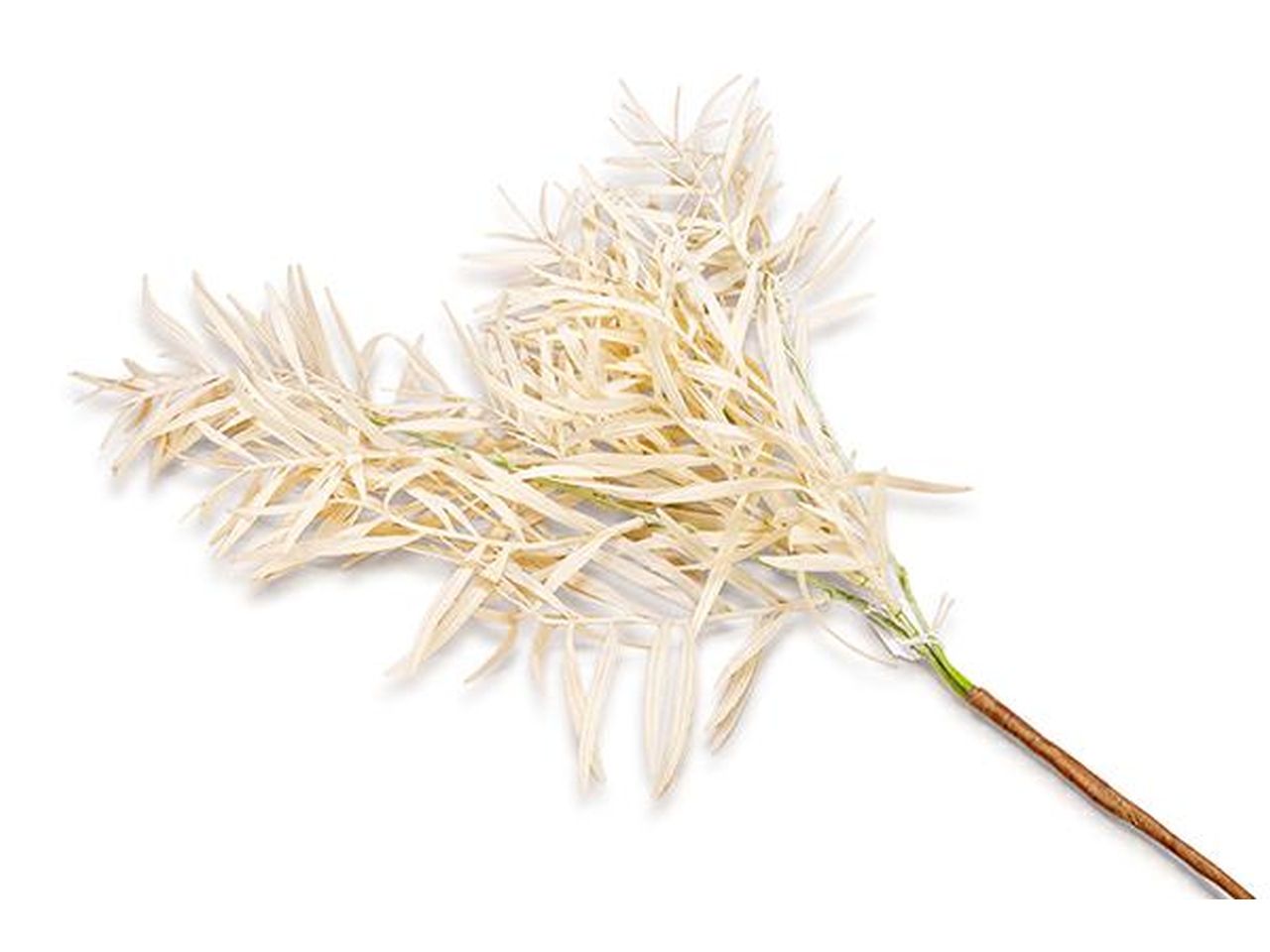 RAMO CON FOGLIE H.80CM PANNA FB2393 02