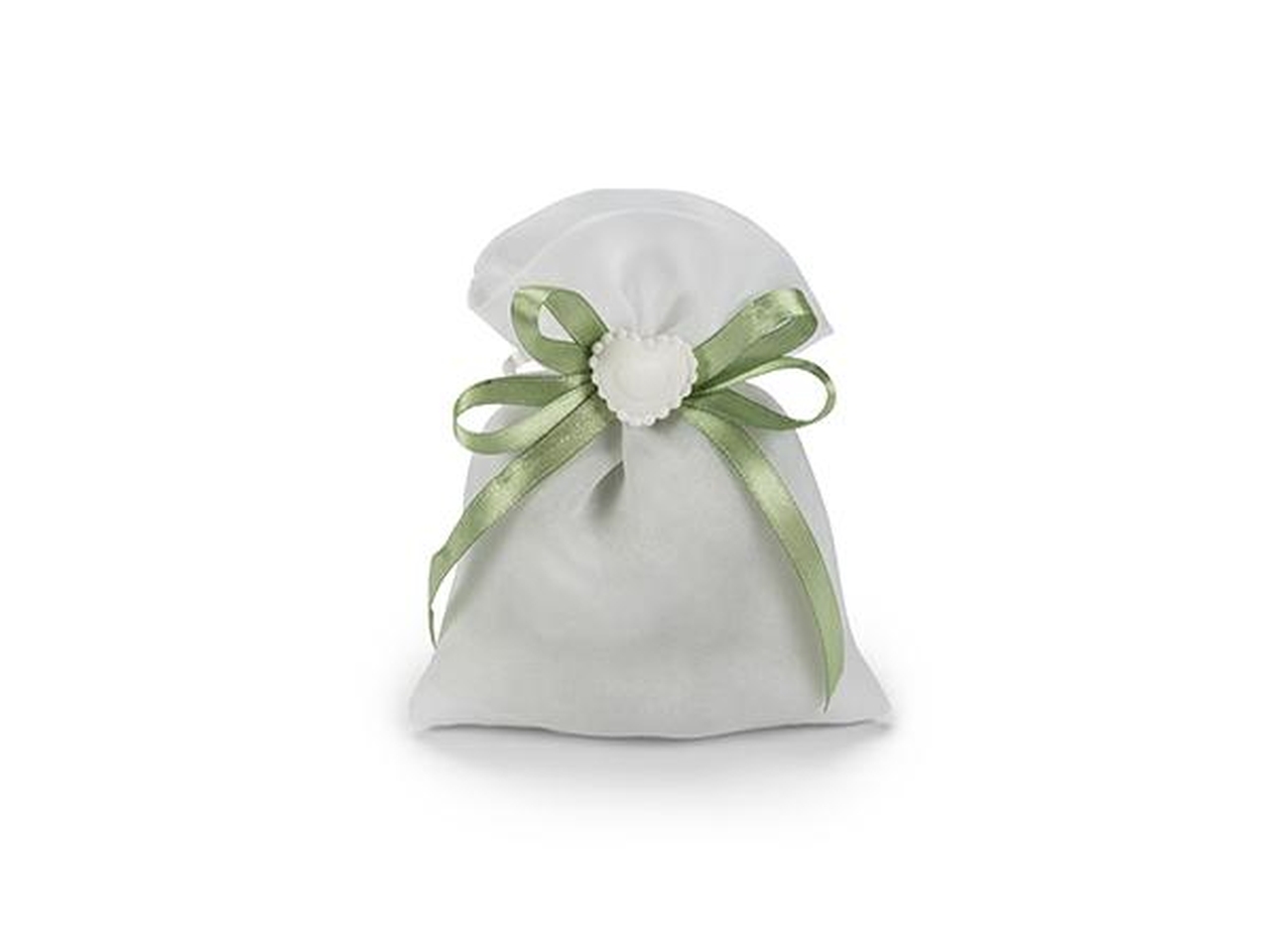 SACCHETTO ORGANZA 10X13 BIANCO A2981 01