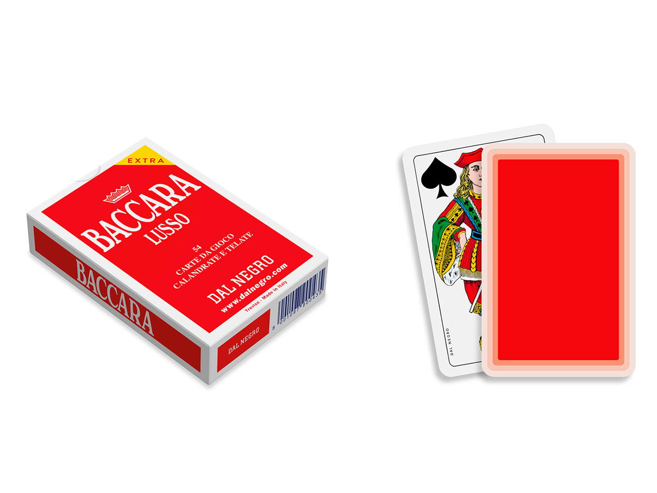 CARTE DA GIOCO BACCARA ROSSOEXTRA 90043