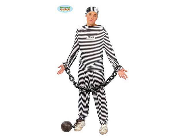 COSTUME PRIGIONIERO TG.M 84634