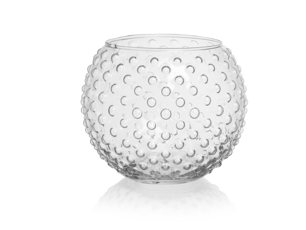 VASO SFERA A POIS H.13XD.16CM FR313/16