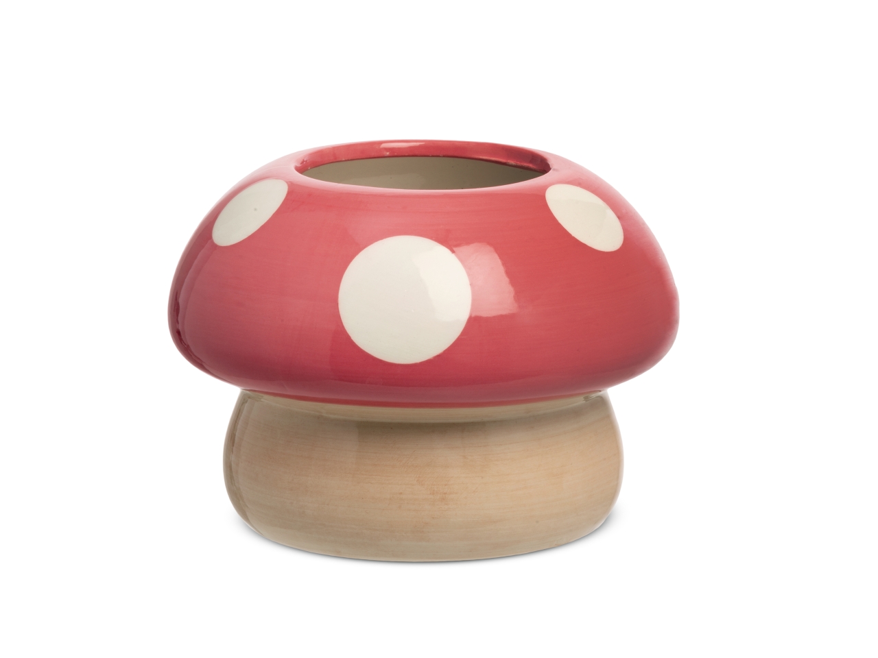 VASO FUNGHETTO H.10XD.14CM ROSSO CR266/14R VASO FUNGHETTO H.10XD.14CM ROSSO CR266/14R