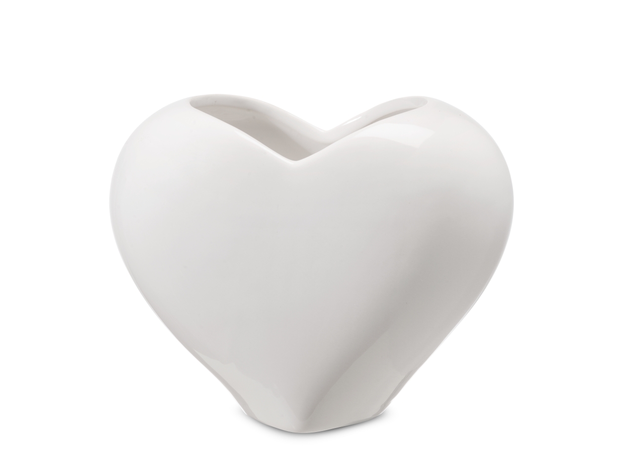 VASO CUORE 16,8X10,2X13,5 BIANCO LUC.CR190/17W VASO CUORE 16,8X10,2X13,5 BIANCO LUC.CR190/17W