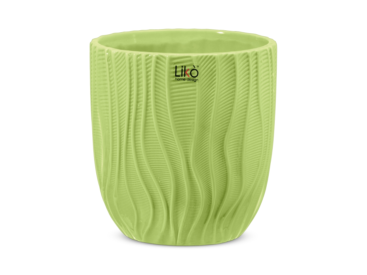 ANTIGUA CACHE POT 13XH14 VERDE LUC.CR215/13G