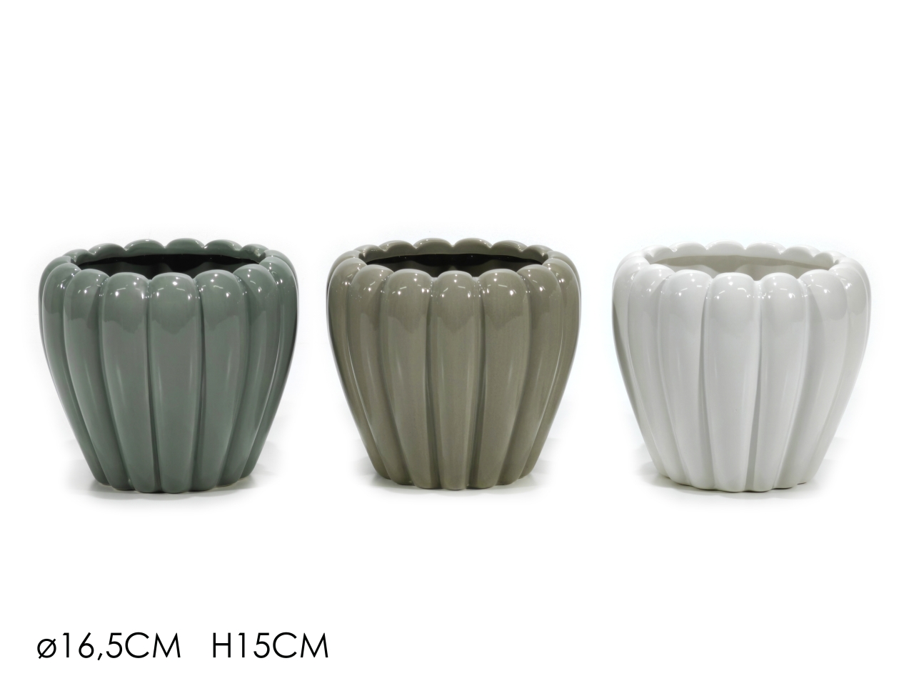 VASO FIORI H.15CM IN 3 ASS 643406 VASO FIORI H.15CM IN 3 ASS 643406