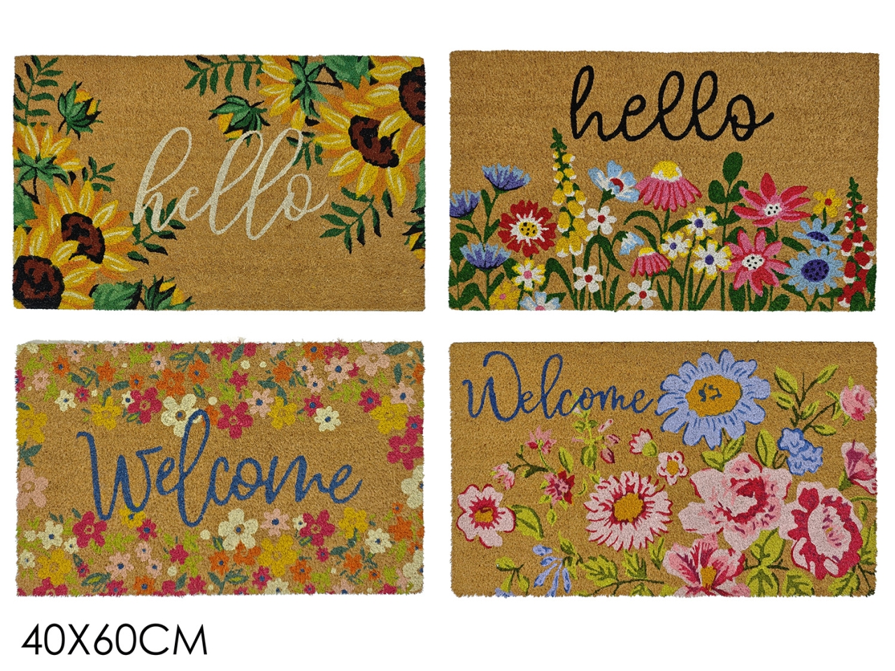 TAPPETO FIORI 40X60 4 ASS 840535 TAPPETO FIORI 40X60 4 ASS 840535