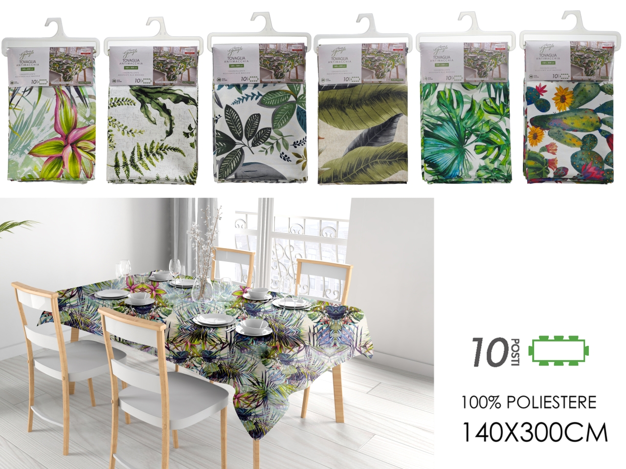 TOVAGLIA A.MACCHIA 140X300 6ASS 675008A