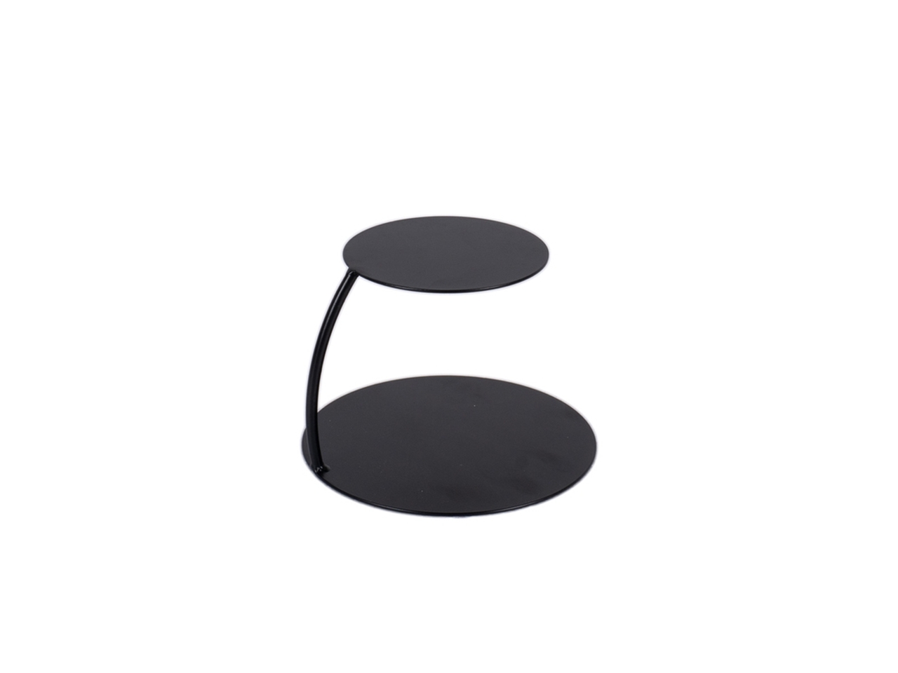 ALZATA 2 PIANI D.15/10X10CM NERO 140372