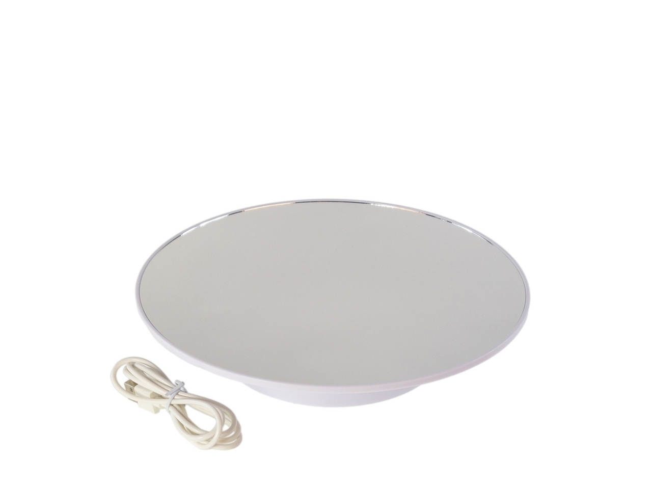 BASE GIREV.D25CM C/SPECCHIOBIANCO 140483