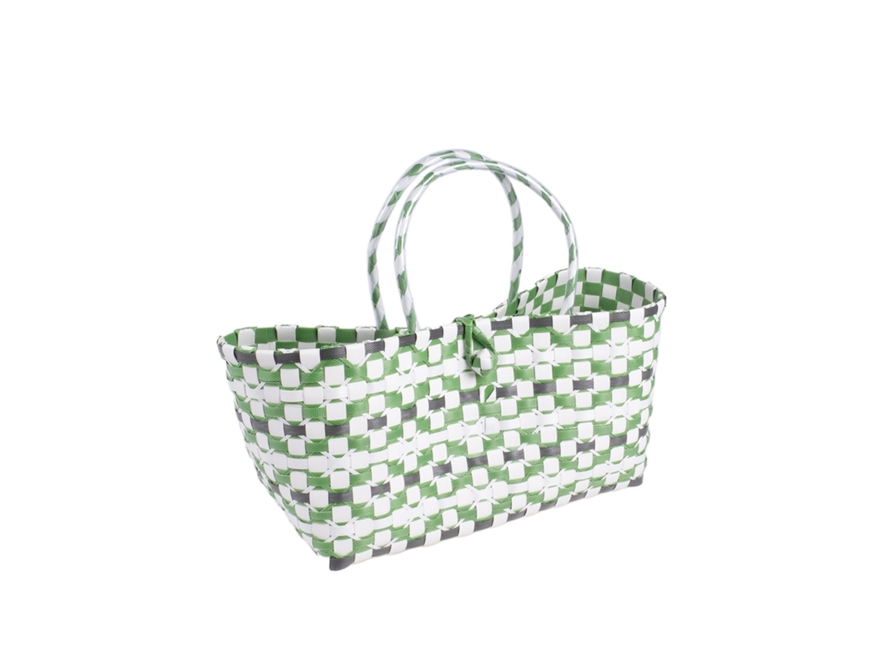 BORSA MARE 33X15X20CM VERDE/BIANCA 140888 BORSA MARE 33X15X20CM VERDE/BIANCA 140888