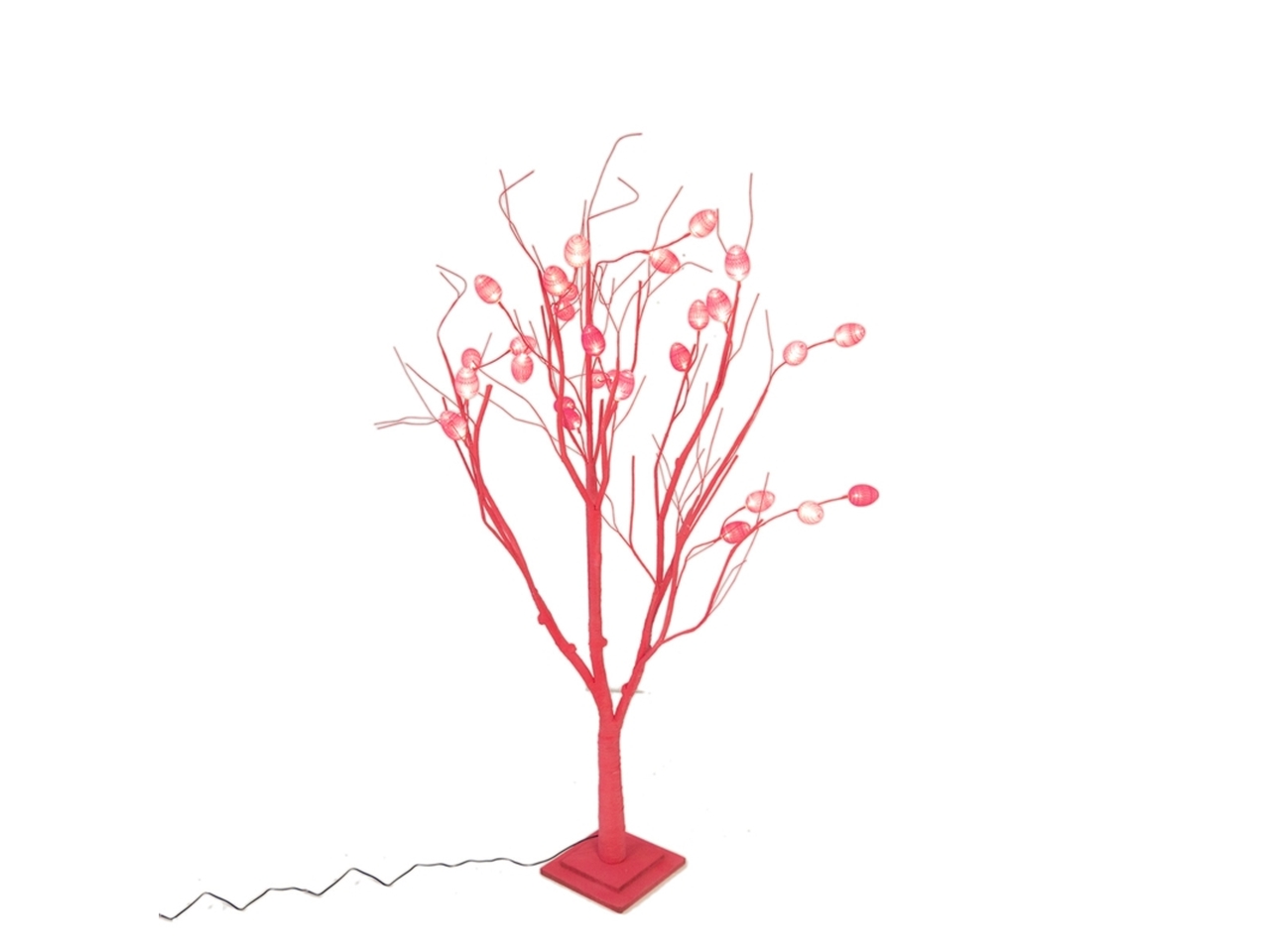ALBERO DI PASQUA 30 LED PVC FUCSIA 140922