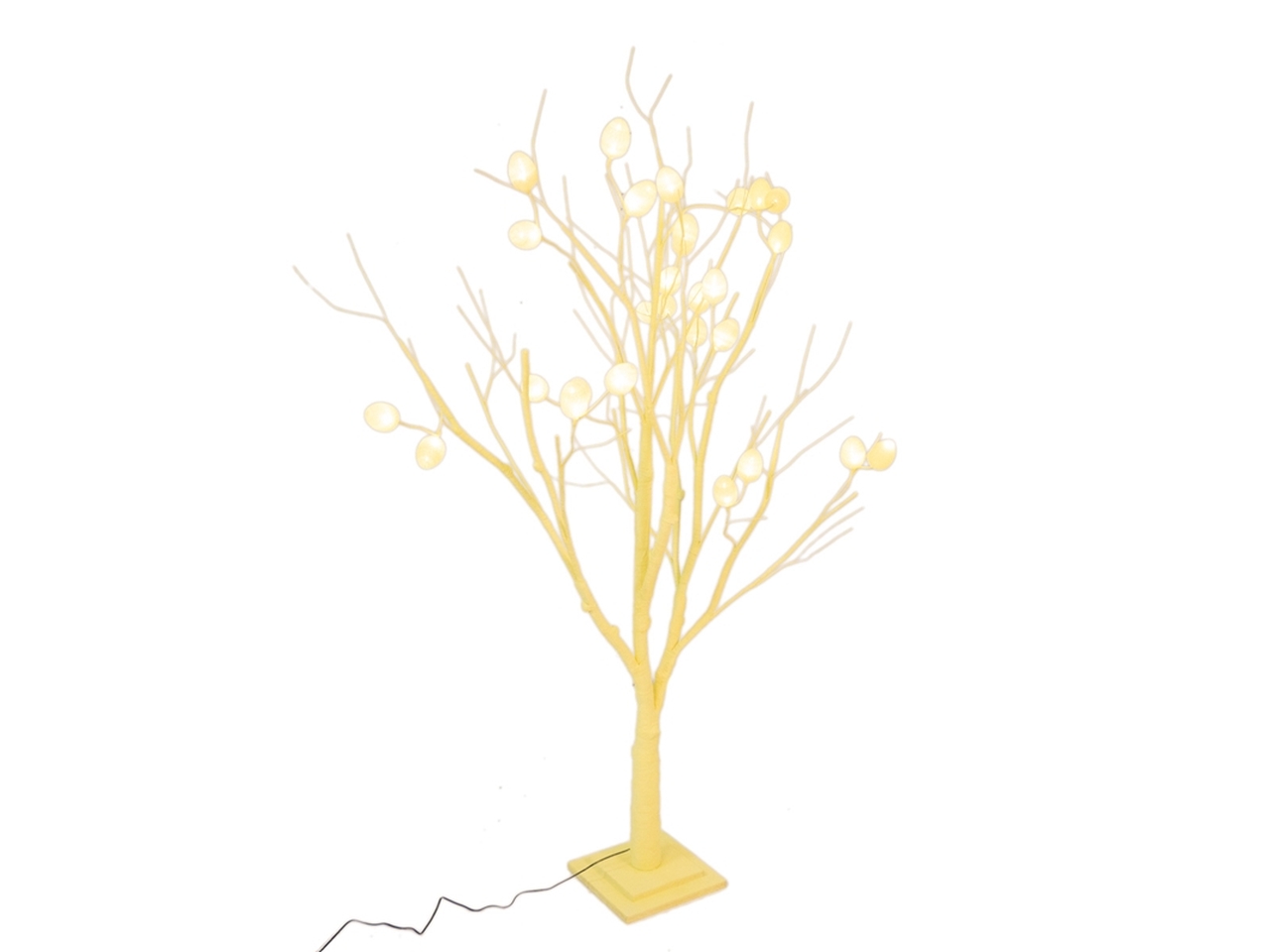 ALBERO DI PASQUA 50 LED PVC GIALLO 140926