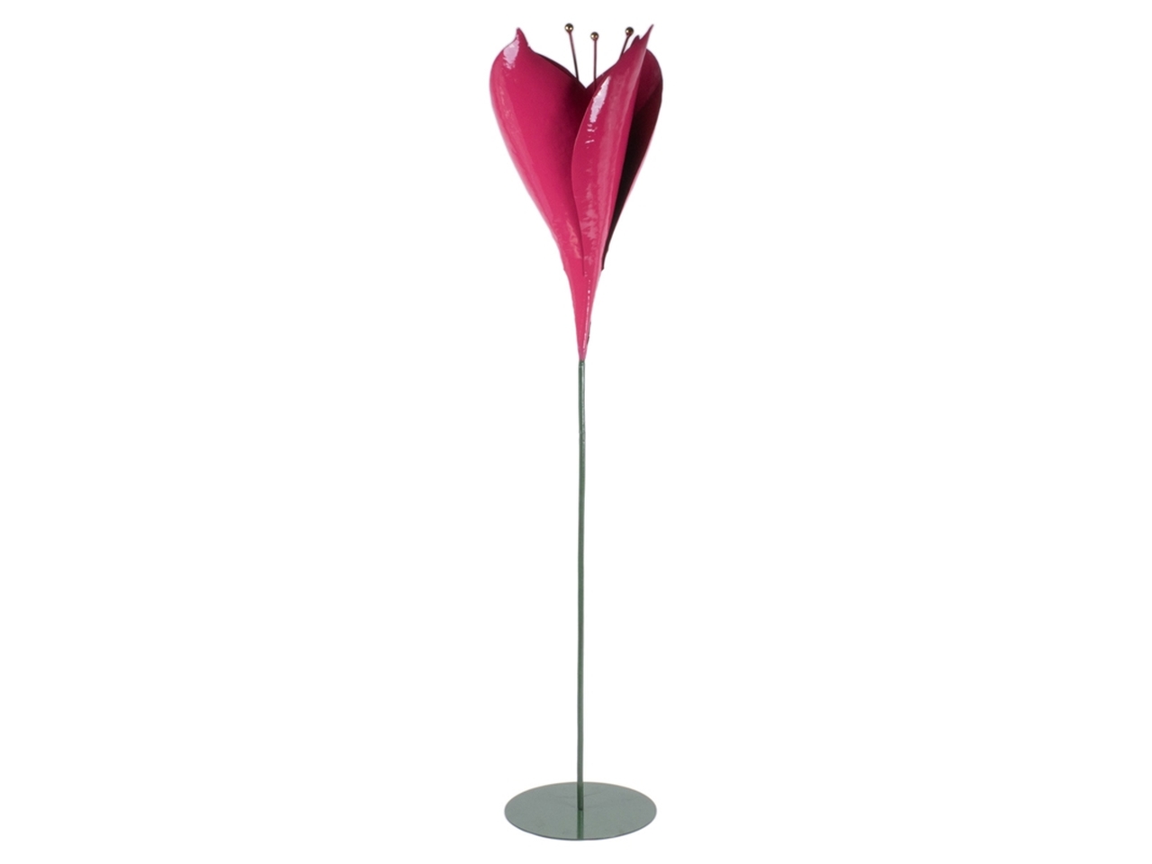 FIORE METALLO D.19X100CM FUCSIA 140927