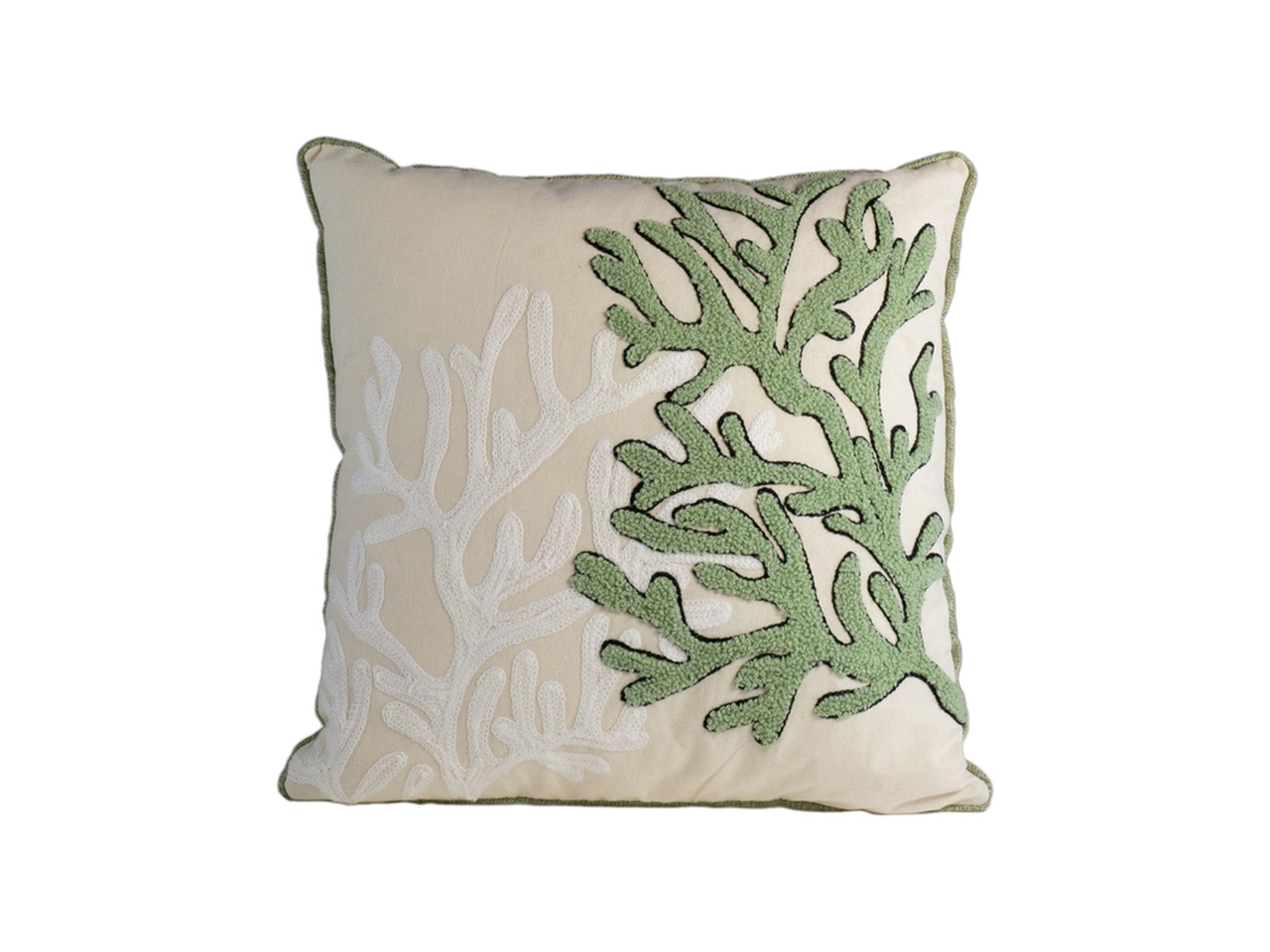CUSCINO DEC.CORALLO VERDE 40X40 141368