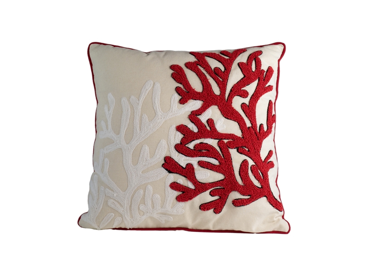 CUSCINO DEC.CORALLO ROSSO 40X40 141370