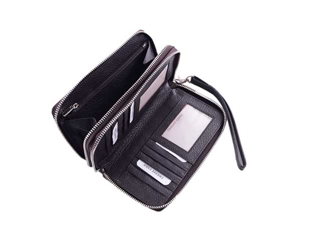 P.FOGLI DONNA 2 CERNIERE MARRONE 16309 P.FOGLI DONNA 2 CERNIERE MARRONE 16309