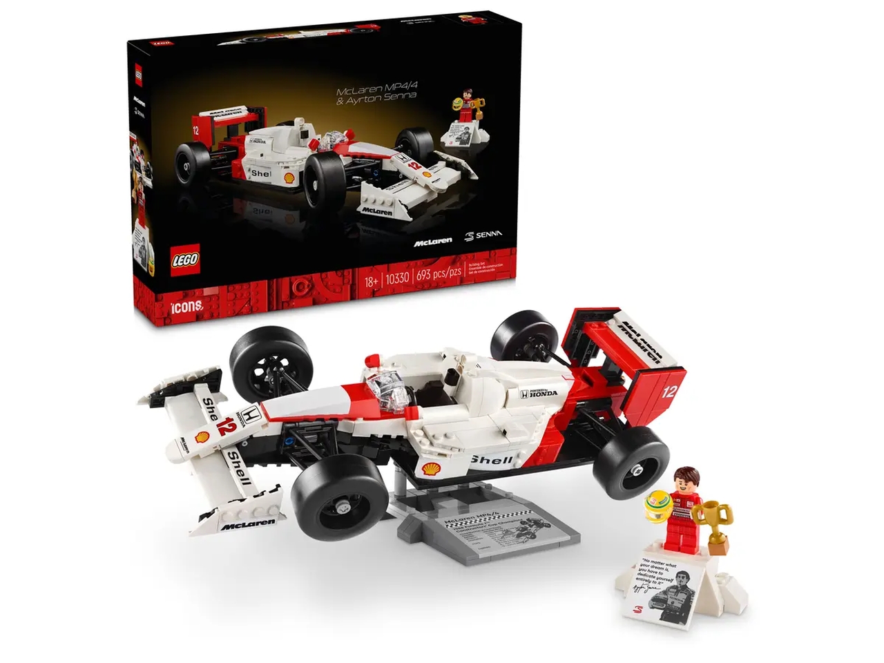 LEGO ICONS MECLAREN C/SENNA MP4/4 10330