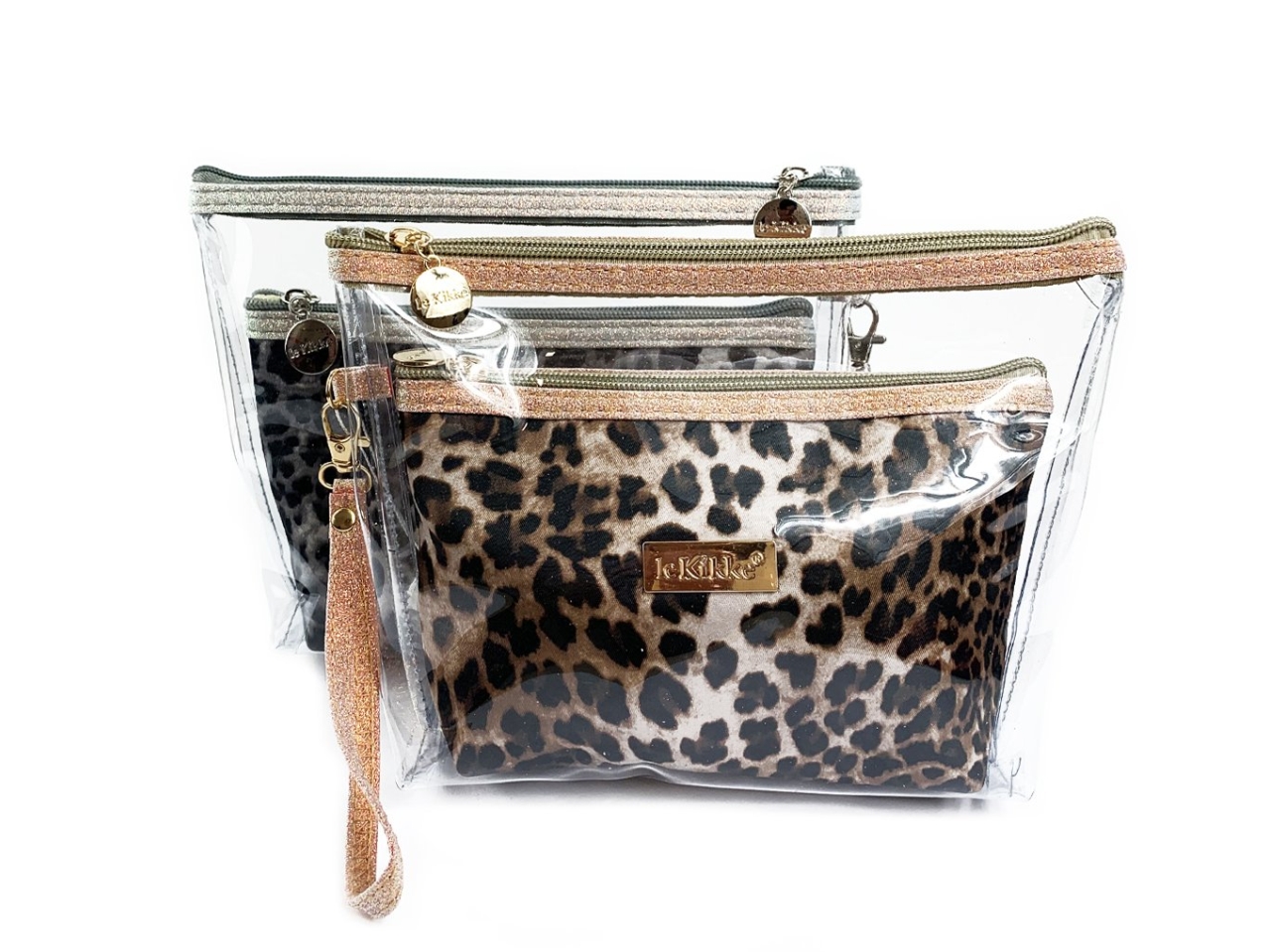 BEAUTY 2PZ TRASPARENTE/ANIMALIER CB0799