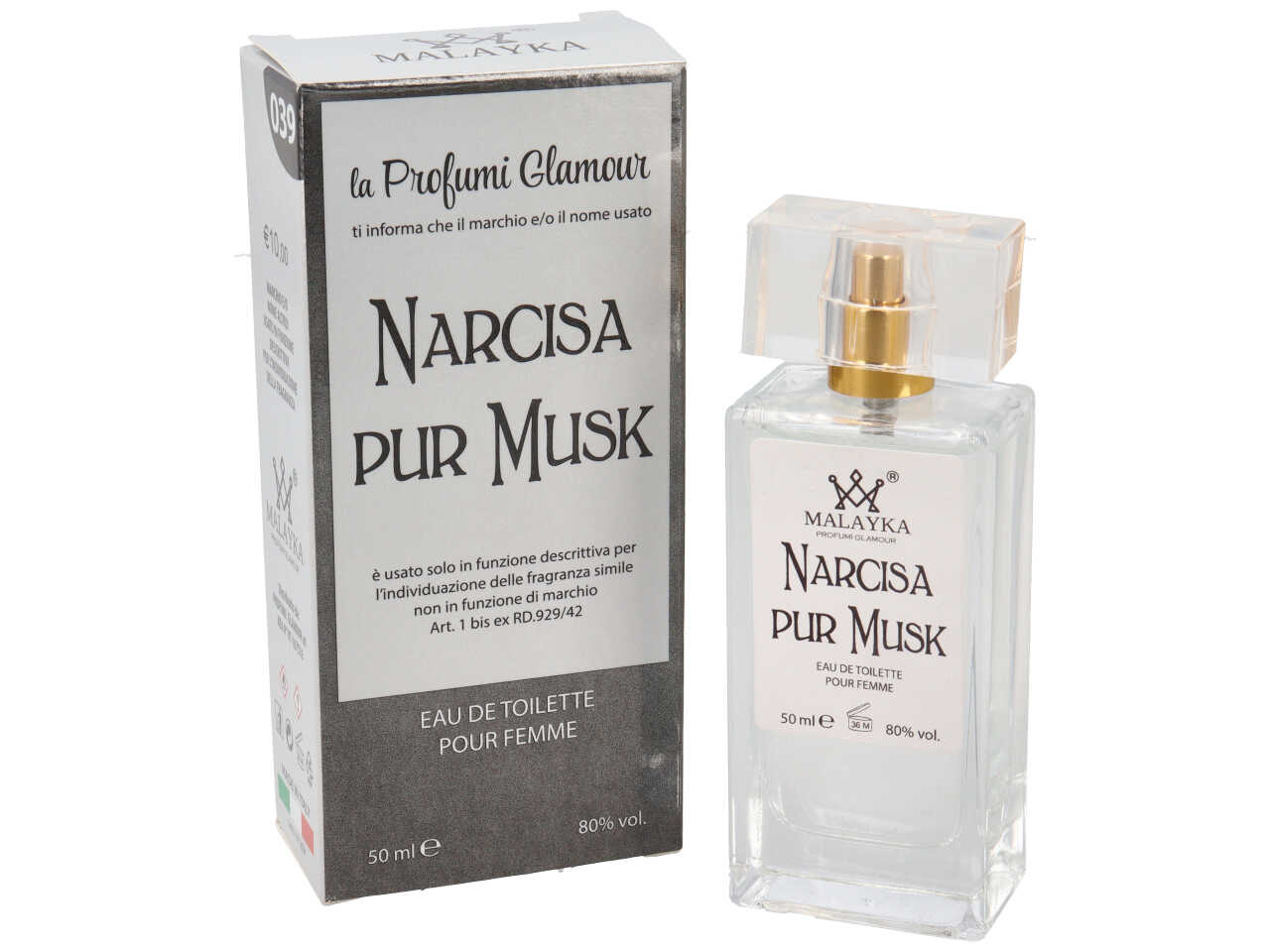 PROFUMO DONNA 50ML NARCISO PURE MUSC 39