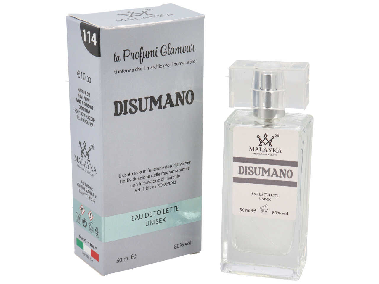 PROFUMO UNISEX 50ML DISUMANO 114 PROFUMO UNISEX 50ML DISUMANO 114