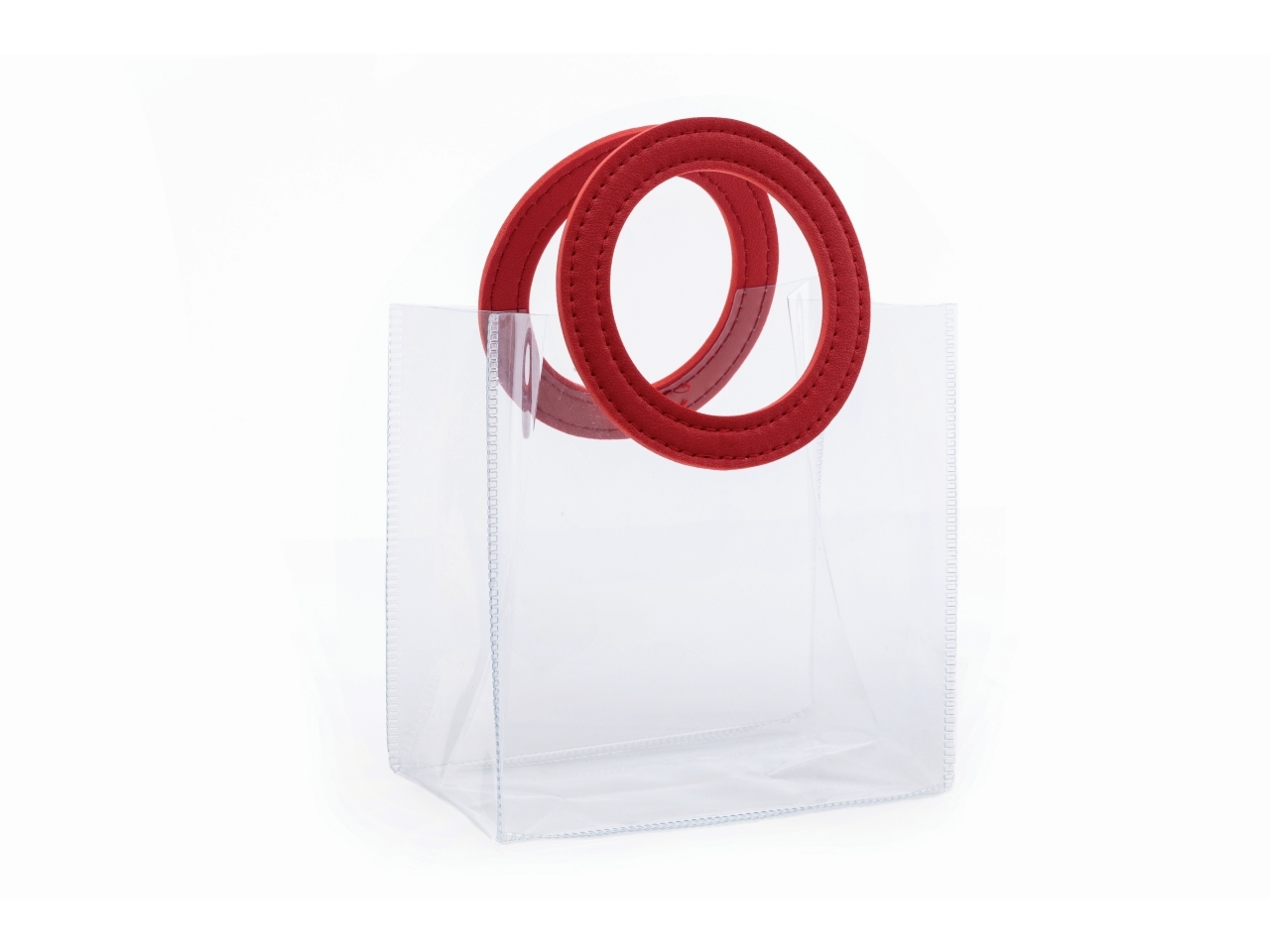 SHOPPER CRYSTAL15X14,5X9ROSSO UY526DNN0Y4RO