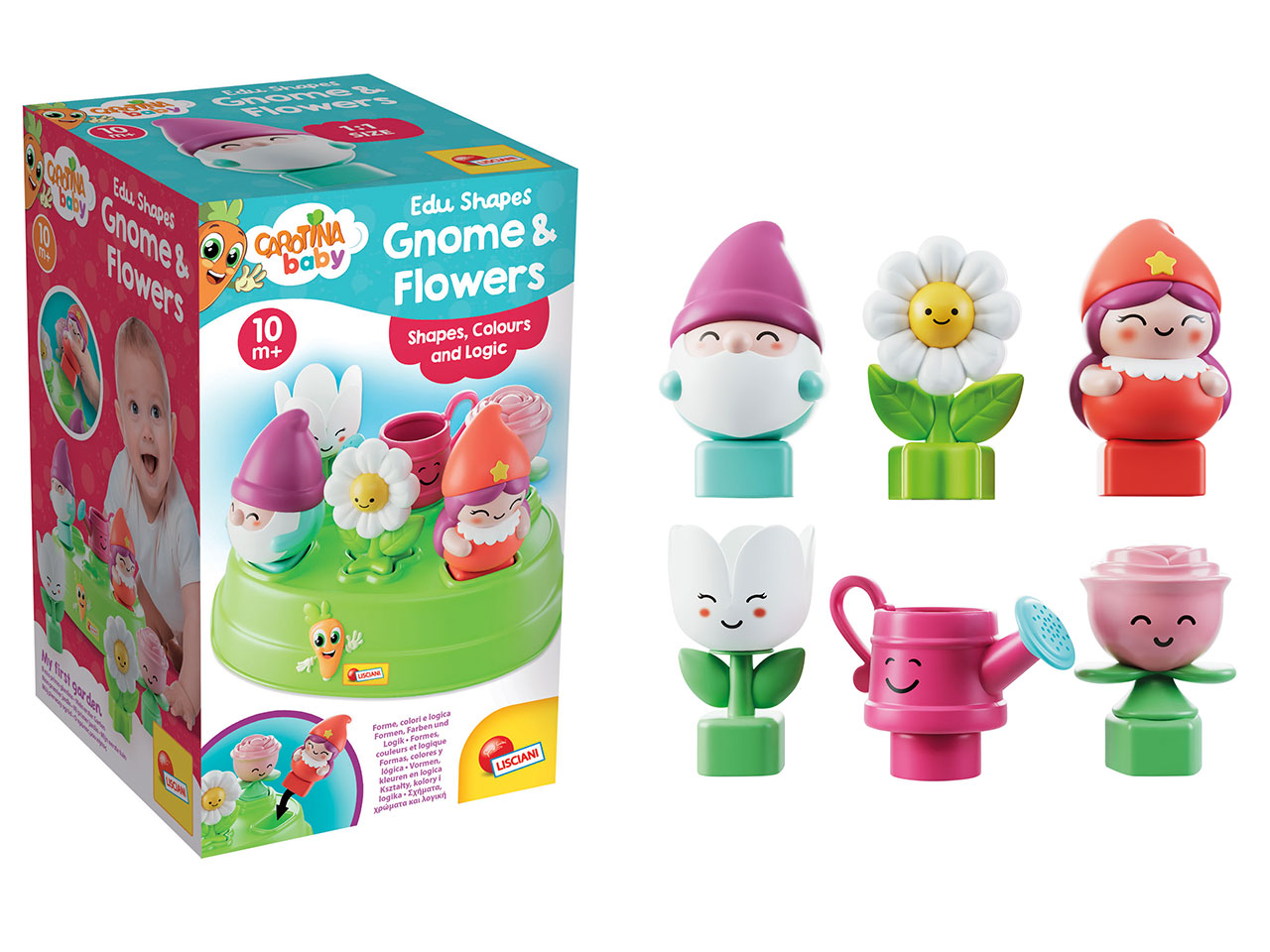 CAROTINA EDU SHAPES GNOMI E FIORI 109951