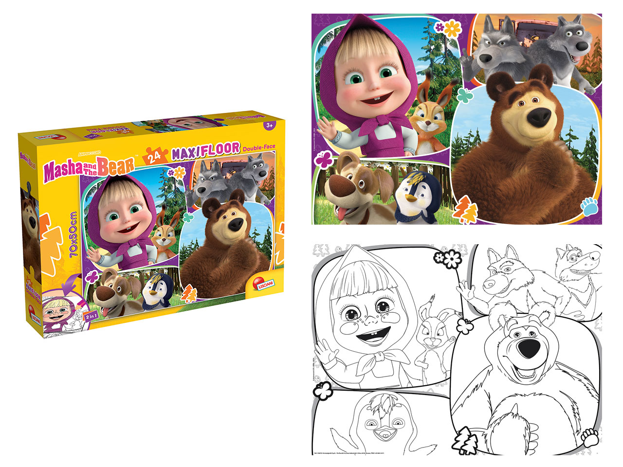 PUZZLE MASHA 24PZ MAXIFLOOR 109678