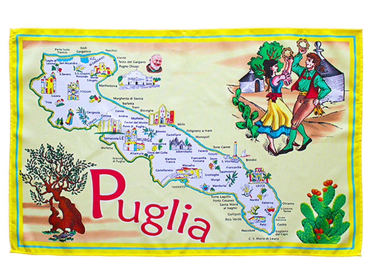 STROFINACCIO PUGLIA 57x86cm POLIESTERE STROFPUG202