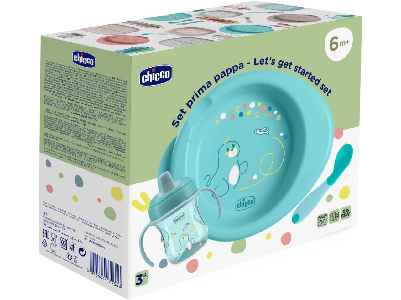 SET PAPPA 6M+ AZZURRO 00016200250000