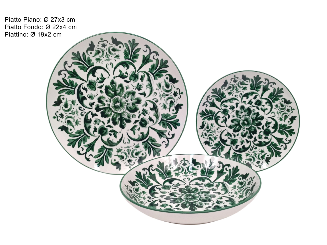 SERVIZIO PIATTI18PZ MAIOLICA VER. DEV24023651 SERVIZIO PIATTI18PZ MAIOLICA VER. DEV24023651
