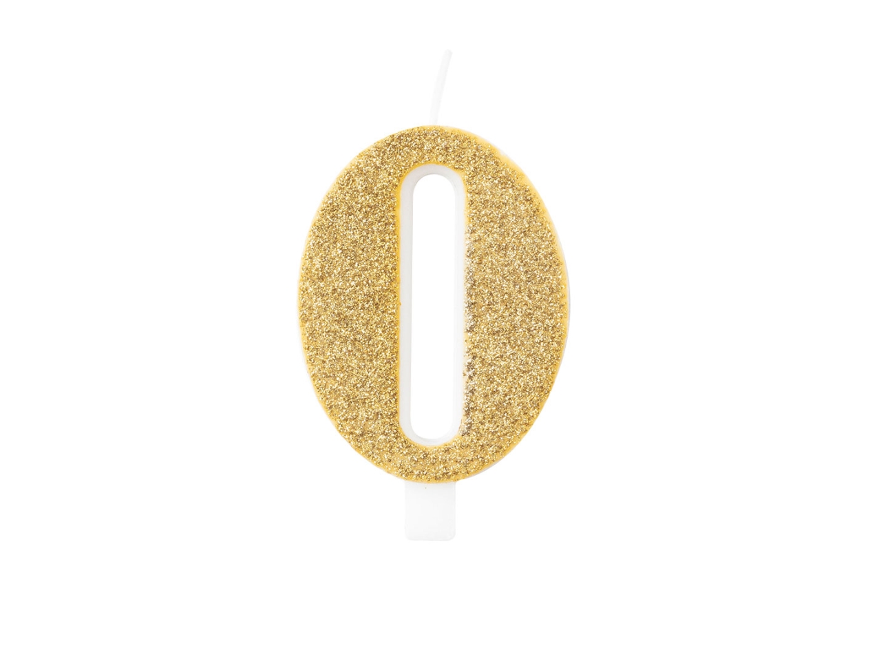 CANDELINA GLITTER N.0 ORO 9,5CM 53010