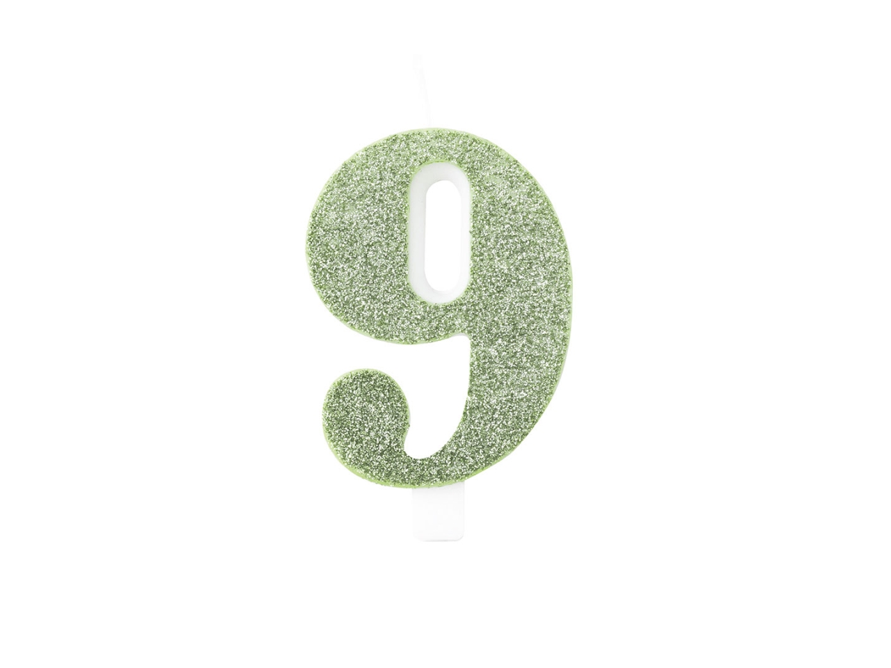 CANDELINA GLITTER N.9 SALVIA9,5CM 53079