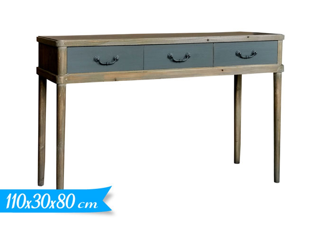 CONSOLLE C/CASSETTI 120X40X80CM 801505