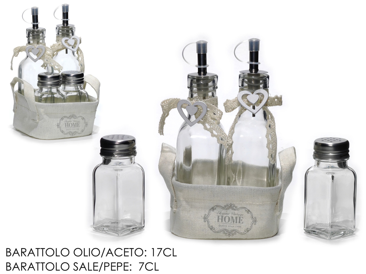 MENAGE+CESTINO 4 PZ PANNA 477569